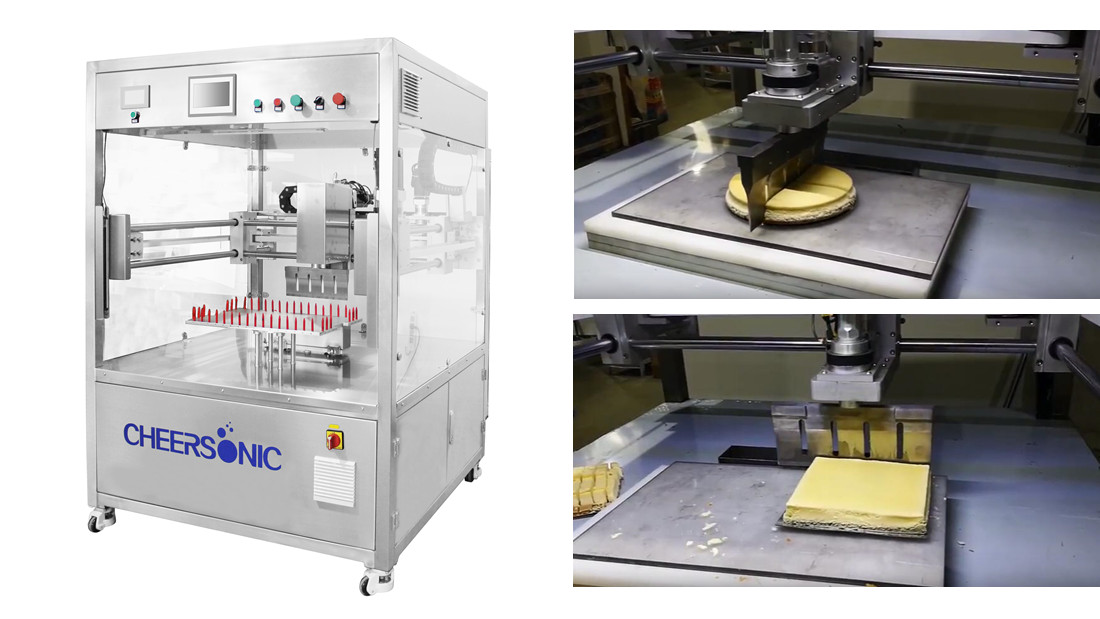 FoodTools, Inc - The CS-1FP is an economical round cake cutting machine.  Small, versatile, and simple, it is perfect for bakeries cutting a few cakes  a day, up to 50 cakes per